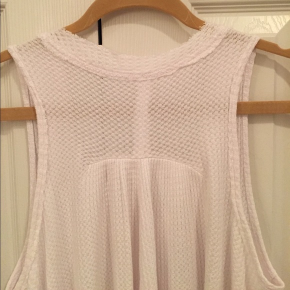 Free People waffle tank top - Picture 5 of 6